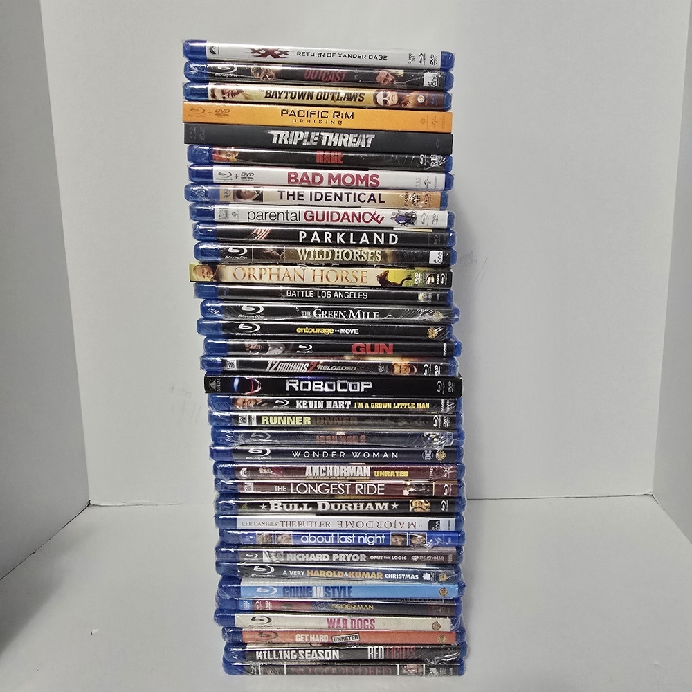 Lot Of 35 Assorted Blu-ray Movie Collection SEALED